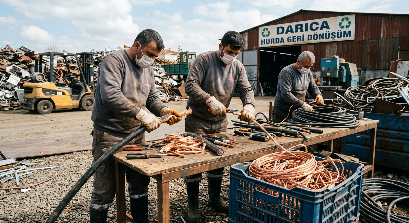 Darıca hurda soyma bakır
